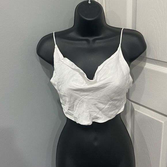 ✨ZARA satin backless y2k top New - Picture 1 of 6